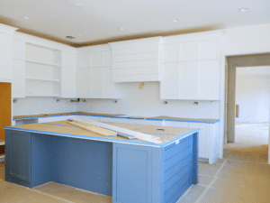 Minimalist kitchen design with sleek handleless cabinets, integrated appliances, and LED under-cabinet lighting in Northeast Pennsylvania