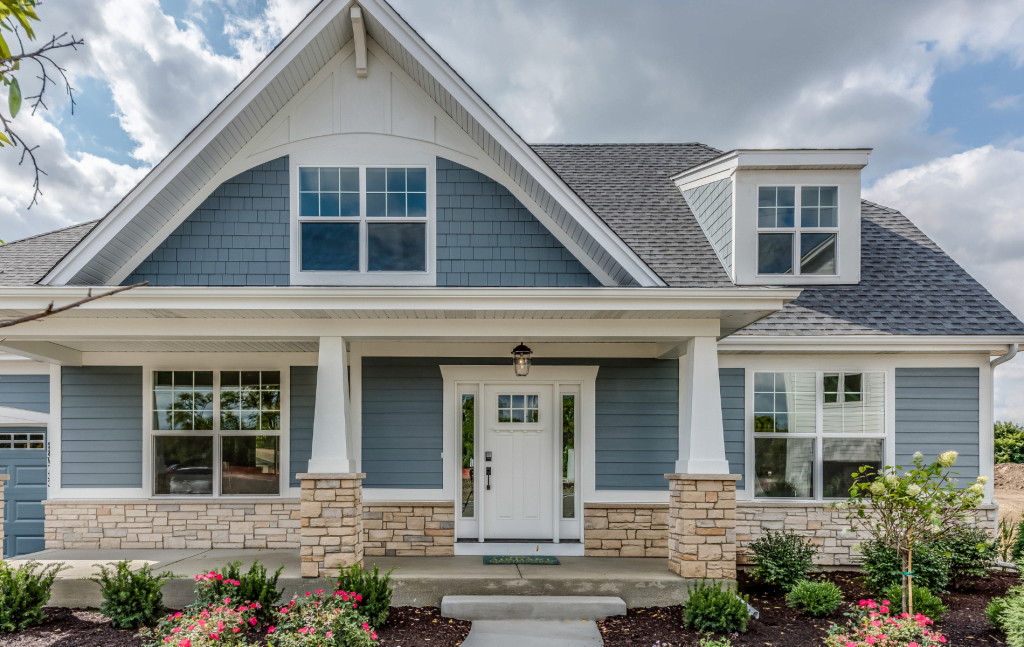 Rich Blue Siding